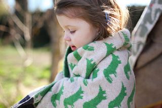 small patterned lambswool blankets by sally nencini