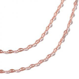 Technibond® Set of 2 Sparkle Chain Necklaces