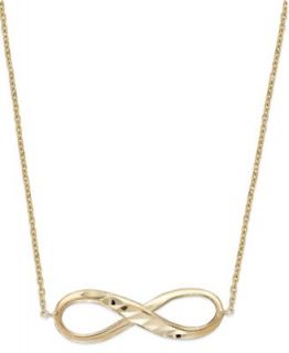 YellOra Diamond Necklace, YellOra Diamond Infinity Pendant (1/6 ct. t.w.)   Necklaces   Jewelry & Watches