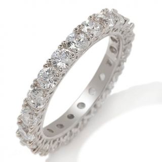 Jean Dousset Absolute Round Eternity Band Ring   Clear