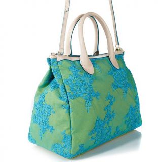 Clever Carriage Hamptons Embroidered Lace Satchel