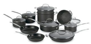 Cuisinart 66 17 Chef's Classic Nonstick Hard Anodized 17 Piece Cookware Set Kitchen & Dining