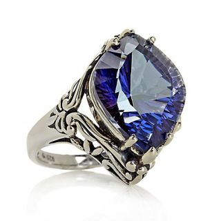 Orvieto Silver 9ct Odyssey Blue Quartz Sterling Silver Ring