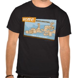 Wile E Coyote Acme Explosives 2 T shirts