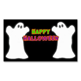 Happy Halloween Ghosts Business Card