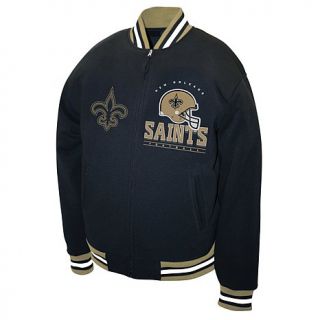 New Orleans Saints NFL Hardknock Fleece Zip Up Jacket