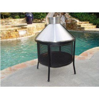 Steel Dome Outdoor Fireplace   Outdoor Fireplaces