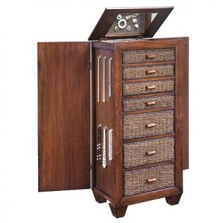 Home Styles Cabana Banana Lingerie and Jewelry Cabinet   Cocoa