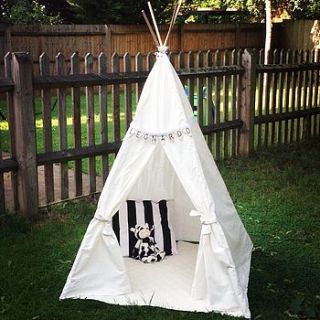 personalised play teepee by love lime