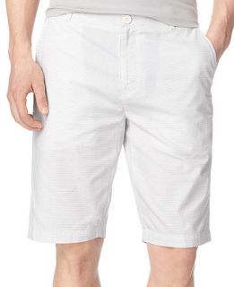 Calvin Klein Horizontal Striped Oxford Shorts   Shorts   Men