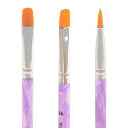 UV Gel Acrylic Nail Art Tips Builder Brush Pen (Pack of 7) BasAcc Manicure Sets