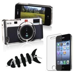 Camera Pattern Case/ Screen Protector/ Wrap for Apple iPhone 4/ 4S BasAcc Cases & Holders