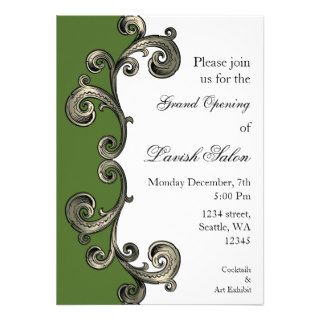 green Elegant Corporate party Invitation