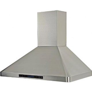Cavaliere Euro AP238 PS31 36 900 CFM 36 Inch Wide Stainless Steel Wall Mounted Range Hood with Halogen Lighti, Stainless Steel Appliances