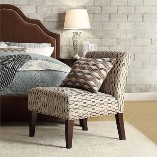 Home Origin Waverly Slipper Chair   Mocha Honeycomb