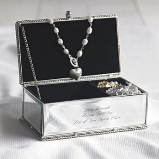 personalised jewellery box by the contemporary home