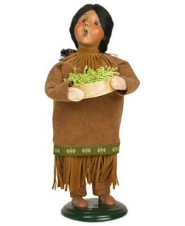 Byers Choice Collectible Figurine, Thanksgiving Native American Girl   Holiday Lane