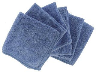 Shaxon Ultra Absorbent Microfiber Cleaning Cloths, 6 Pack, Blue, 12 x 12 Inches (SHX MFW6 B )