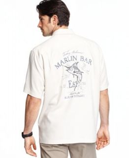 Tommy Bahama Shirt, Short Sleeve Blue Fin Distillery Shirt   Casual Button Down Shirts   Men