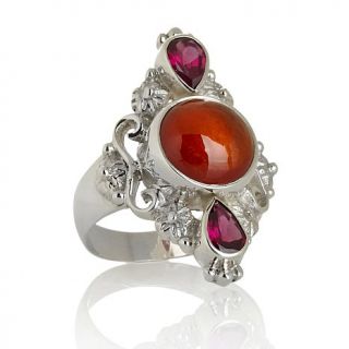 Himalayan Gems™ Hessonite Garnet Sterling Silver Ring