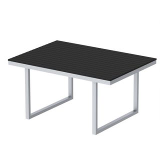 Koverton Klip Square Glass Top Dining Table with Umbrella Hole