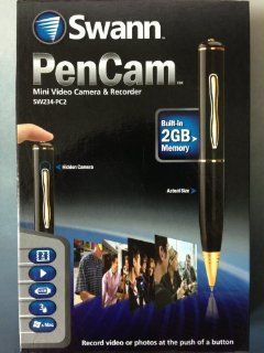 Swann SW234 PC2 PenCam, Mini Video Camera & Recorder in One, 2 GB Internal Memory, DVR 421 Gold Trim Electronics