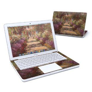 Monet   Garden at Giverny Design Skin Decal Sticker for Apple MacBook 13 inch (Black or White Polycarbonate w/SEPARATE TRACKPAD) Computers & Accessories