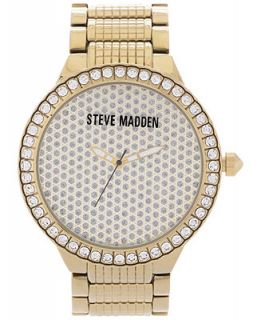 Steve Madden Watch, Womens Gold Tone Bracelet 48mm SMW00007 01   Watches   Jewelry & Watches