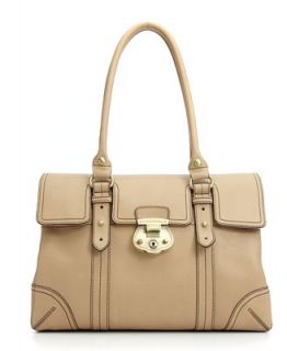 Etienne Aigner Handbag, Venice Leather Flap Satchel   Handbags & Accessories