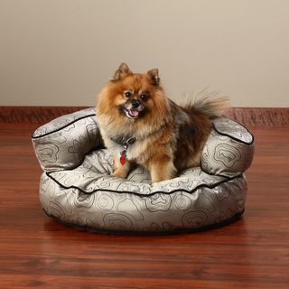 Crypton 'Dogland' Almond 27 inch Bolster Dog Bed Other Pet Beds