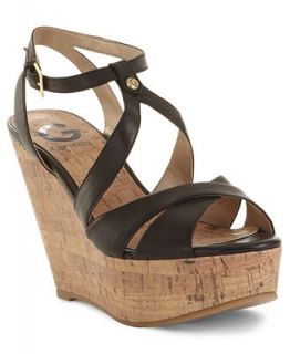 G by GUESS Womens Tenor Platform Wedge Sandals   Shoes