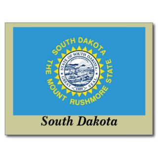 South Dakota State Flag Post Card