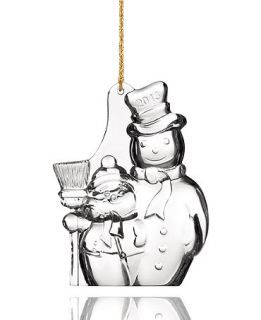 Marquis by Waterford Christmas Ornament, 2013 Annual Snowman   Holiday Lane