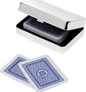 engraved playing card set by simply special gifts