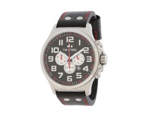 TW Steel TW415   Pilot 48mm Chronograph Stainless Steel/Black/Red