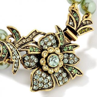 Heidi Daus "Petal Passion" Flower Design Beaded Bracelet