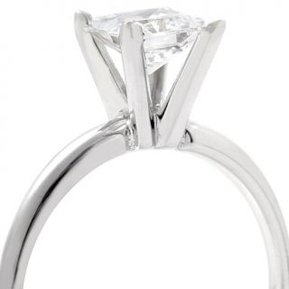 Absolute 14K Princess Cut 4 Prong Solitaire Ring   1ct