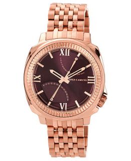 Vince Camuto Watch, Mens Rose Gold Ion Plated Stainless Steel Bracelet 44mm VC 1002BYRG   Watches   Jewelry & Watches