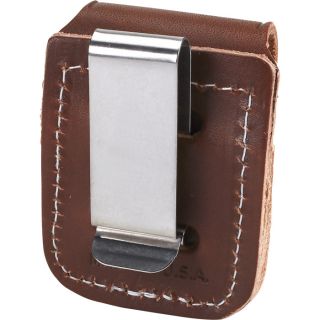 Zippo Windproof Crown Stamp Lighter with Leather Pouch  Camping   Hiking Equipment