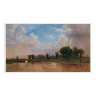 On the Plains, Cache la Poudre River, 1865 Print