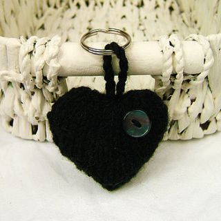 accessories… button heart keyrings by button it