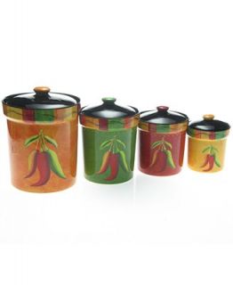 Certified International Canisters, Set of 4 Caliente   Casual Dinnerware   Dining & Entertaining