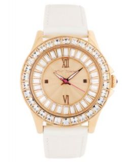 Betsey Johnson Watch, Womens Gold Tone Stainless Steel Bracelet 40mm BJ00004 16   Watches   Jewelry & Watches