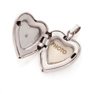 Michael Anthony Jewelry® 10K Heart Locket Diamond Pendant