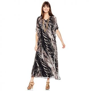 Kyle by Kyle Richards "Brooke" Maxi Dress with Drawstring Waist