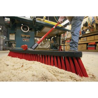 Libman 24in. Multi-Surface Push Broom, Model# 805  Brooms, Brushes   Squeegees