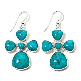 Jay King Iron Mountain Turquoise Sterling Silver Earrings
