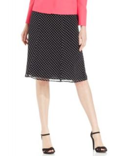 Le Suit Two Button Melange Blazer & Polka Dot Print A Line Skirt   Suits & Suit Separates   Women