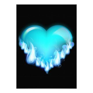 Blue flaming heart.png love icecold icy tough invite
