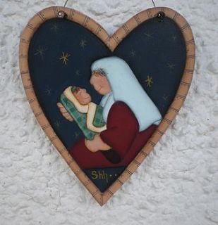 christmas nativity heart by the crafts house